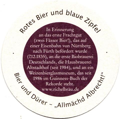 münchen m-by richel stadt by 24b (rund215-rotes bier-schwarzviolett)